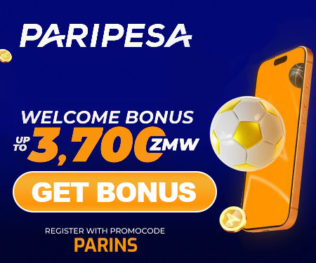Paripesa Zambia Mobile Bonus Promo Code